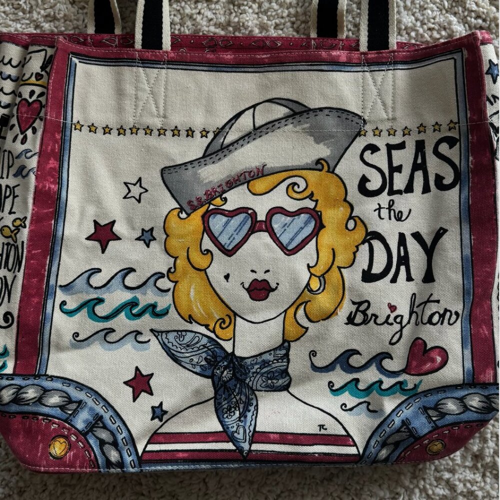 Brighton Seas the Day Tote Bag - Picture 2 of 9